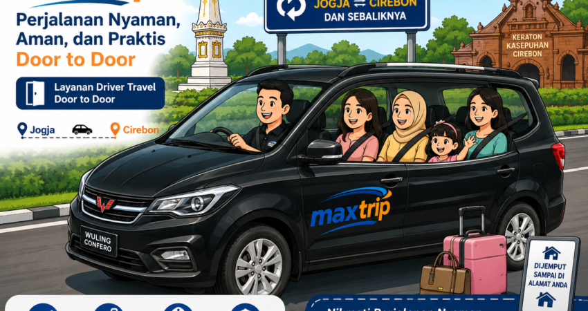 Travel dan pengiriman paket / barang door to door jurusan Jogja Cirebon dan sebaliknya by maxtrip